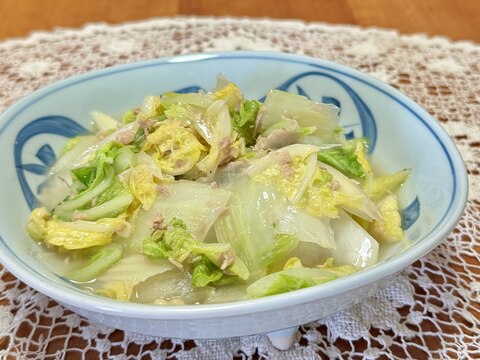 作り置きも!白菜とツナ缶の☆うま煮